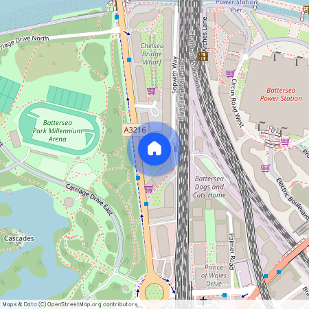 Cascade Court, Chelsea Bridge Vista