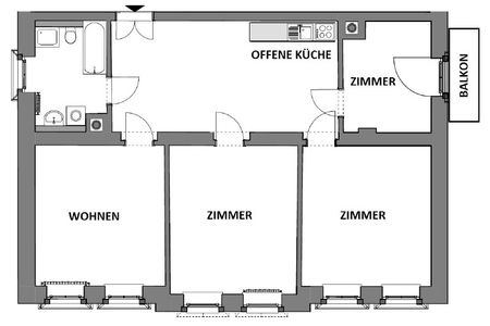 Erstbezug nach Sanierung - Familien aufgepasst - helle 4-Raumwohnung - Foto 4