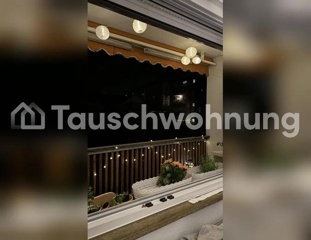 TAUSCHWOHNUNG Helle 2-Zimmer-Wohnung mit 2 Balkonen und Einbauküche - Foto 1