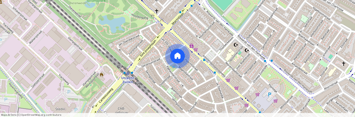 Egelantierstraat, Mariëndaalstraat e.o., 3551 GX, Oleanderstraat, Utrecht