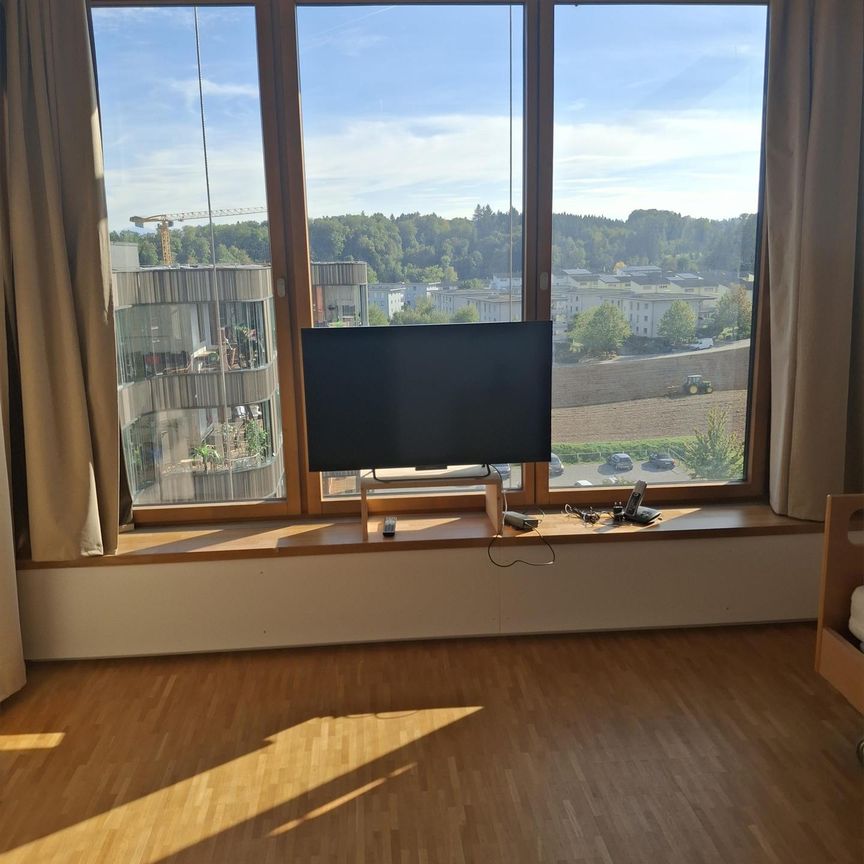 Schöne 1 1/2 Zimmerwohnung mit Balkon und Aussicht - Photo 1