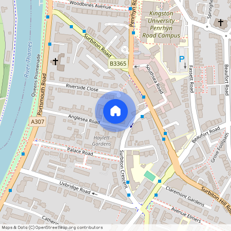 Anglesea Road, KT1, Student – 4 Dbl Bed Flat – Kingston