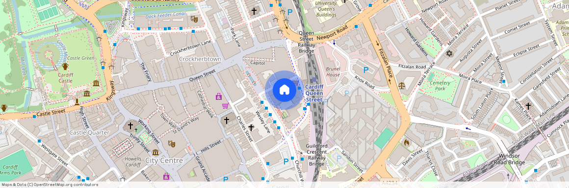 Churchill Way, Cardiff City Centre, Cardiff