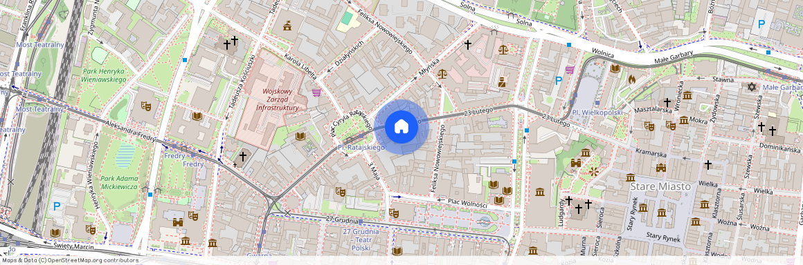 ul. 23 Lutego, Centrum, Stare Miasto, Poznań, wielkopolskie