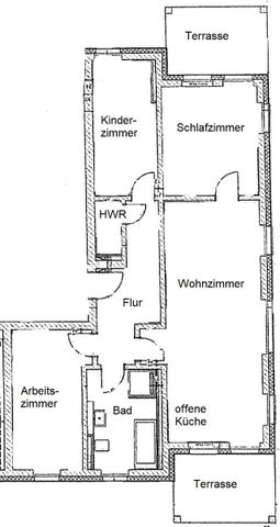 Gehlsdorf - schicke 4-Zimmerwohnung im Erdgeschoss mit 2 Terrassen zu vermieten - Foto 5