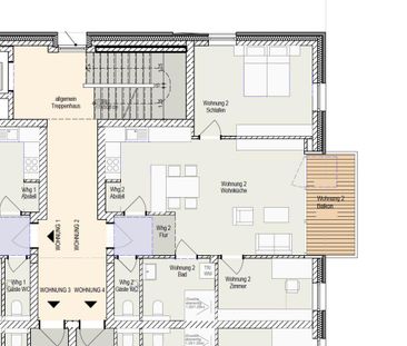 Ankommen & wohlfühlen: Moderne 3-Zimmer-Wohnung mit Balkon und EBK - Photo 6
