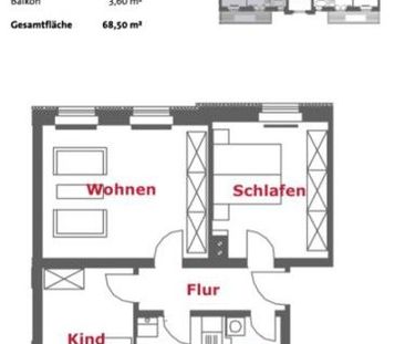 Nimm mich! Praktische 3-Zimmer-Wohnung - Foto 4