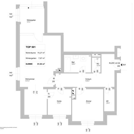 2-Zimmer-Wohnung mit Loggia, Top 501 - Foto 3