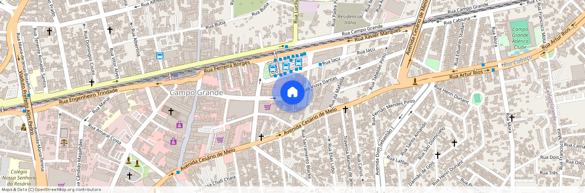 Rua Viúva Dantas, 408 - CENTRO DE CAMPO GRANDE - Campo Grande, Rio de Janeiro, Rio de Janeiro, 23052090