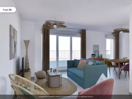 location Appartement T4 DE 82.6m² À MARSEILLE - Photo 2