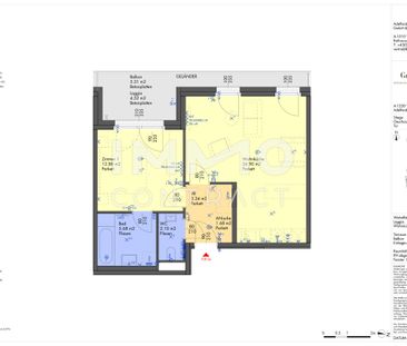 Helle 2-Zimmer-Wohnung mit Balkon & Loggia im Grünen – 22. Bezirk, ... - Photo 3