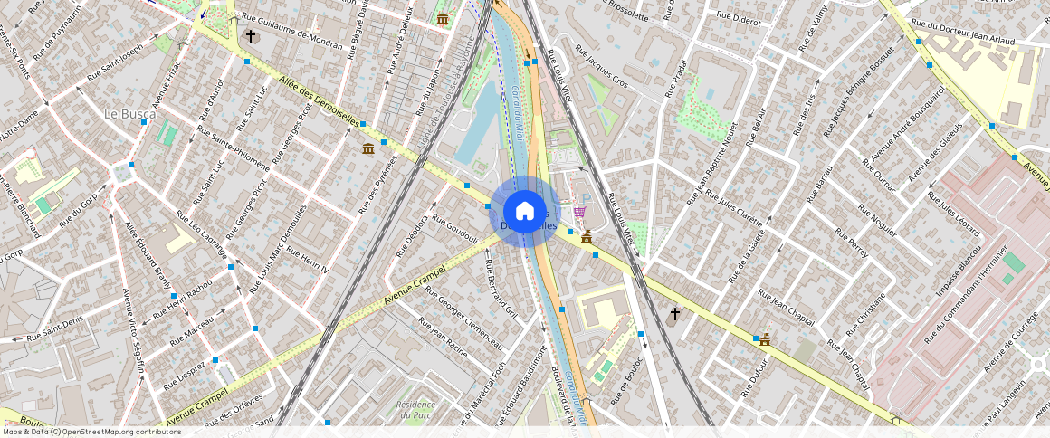 TOULOUSE-Pont des Demoiselles