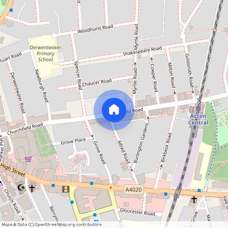 Churchfield Road, Acton, London, W3
