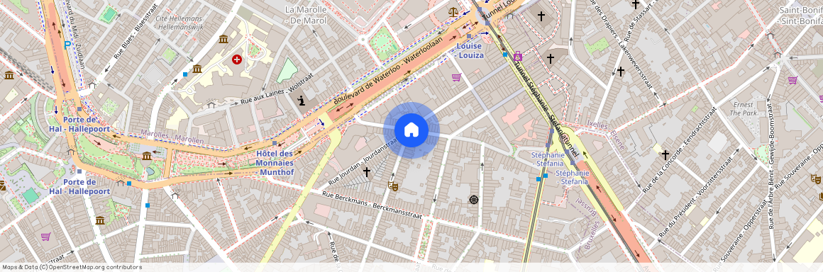 Rue Bosquet - Bosquetstraat 60, 1060 Saint-Gilles - Sint-Gillis, Belgium
