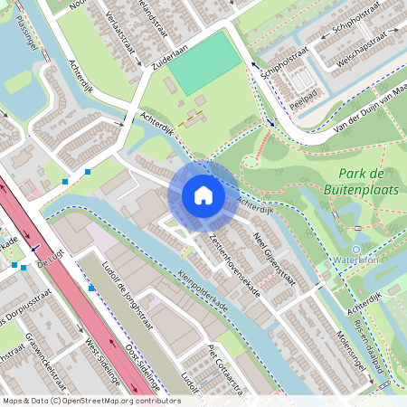 Overschie, 3043 KM, Zestienhovensekade, Rotterdam