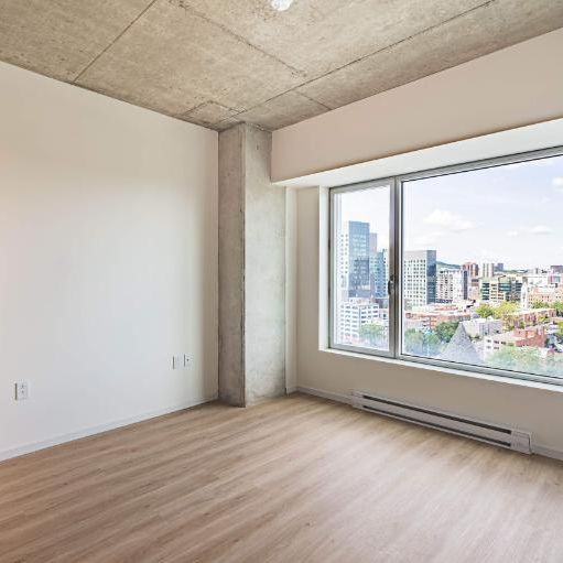 3 1/2 dans un projet locatif moderne à Place Gare Viger - Photo 1