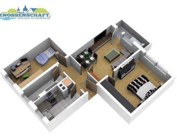 Endlich ankommen! Bezugsfertige 3RW mit Balkon! - Foto 1