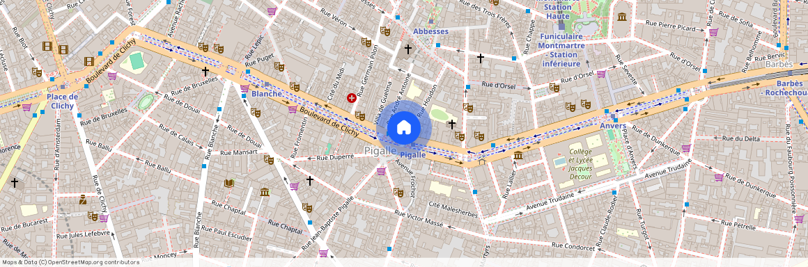 Appartement à louer boulevard de Clichy, Paris 18ème