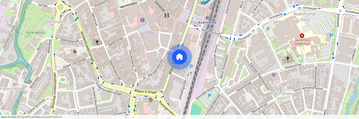 Willem II Singel 21-B, Binnenstad, 6041HP, Roermond