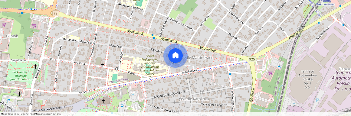 ul. Długosza, Rybnik-Północ, Rybnik, śląskie