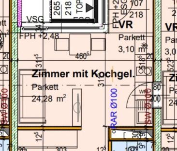 Sonnige Wohnung mit Sonnenbalkon, inkl. Küche- Nähe Badner Bahn und... - Photo 3
