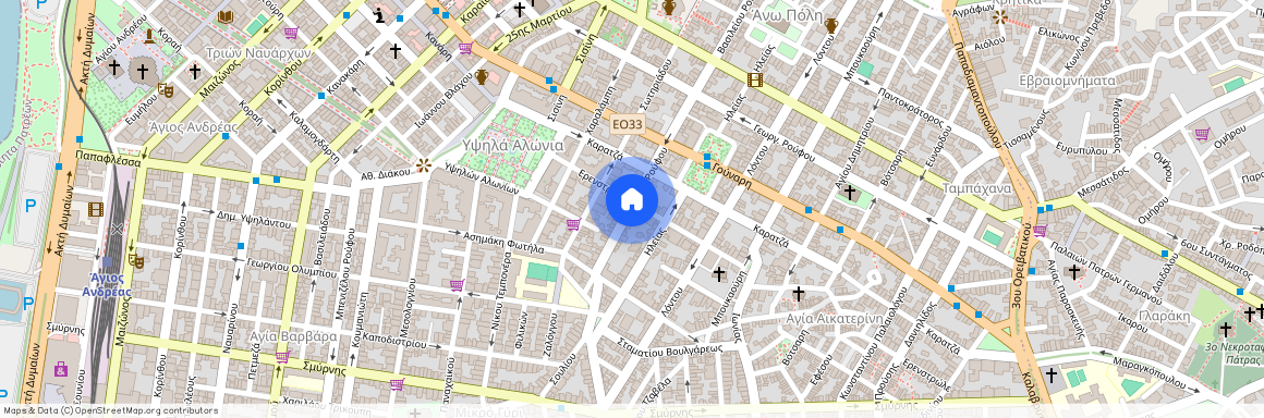 Β. Ρούφου 99-133, 262 24, Πάτρα (262 24), Βουδ (Πάτρα)