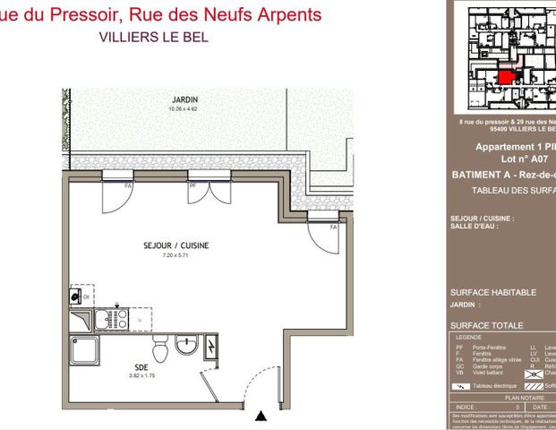 location Appartement T1 DE 35.22m² À VILLIERS LE BEL - Photo 1