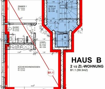 Moderne attraktive 2.5-Zimmer-Wohnung in Reinach - mit Balkon & eig... - Foto 2