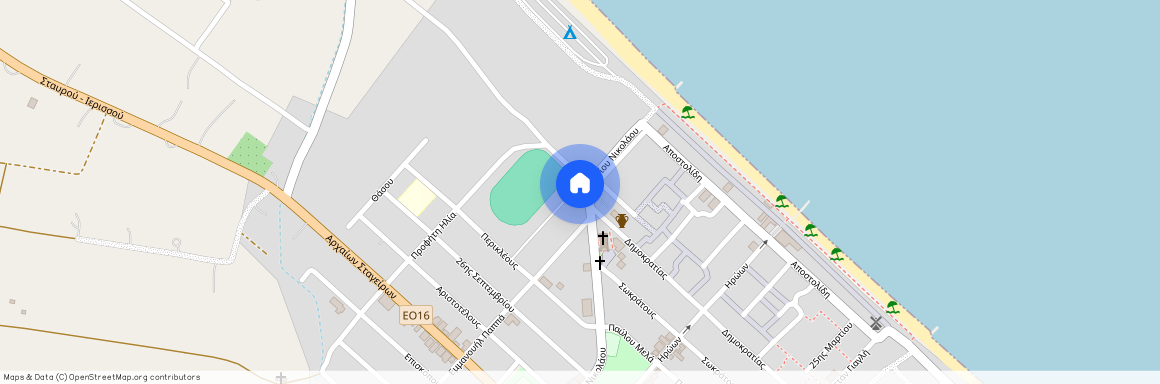 Σταδίου 1, 630 75 Στάγειρα-Άκανθος, Ιερισσός (Σταγείρων - Ακάνθου)