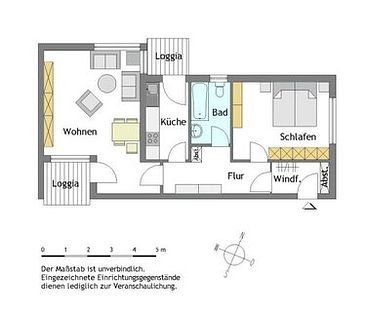 Seniorengerechte 2-Zimmer-Wohnung in Mülheim-Speldorf - WBS erforderlich - Foto 1