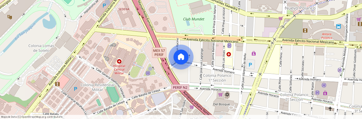 Avenida Homero 1911, Polanco I Sección, Miguel Hidalgo