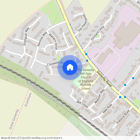 Cheviot Close, Gonerby Hill Foot, Grantham