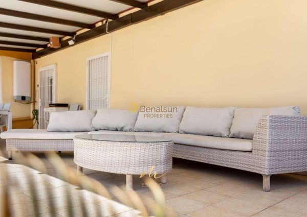 HALF SEASON.  RENTED FROM 20.9.24-30.6.25 MAGNIFICENT APARTMENT ON 1ST LINE BENALMADEN BEACH