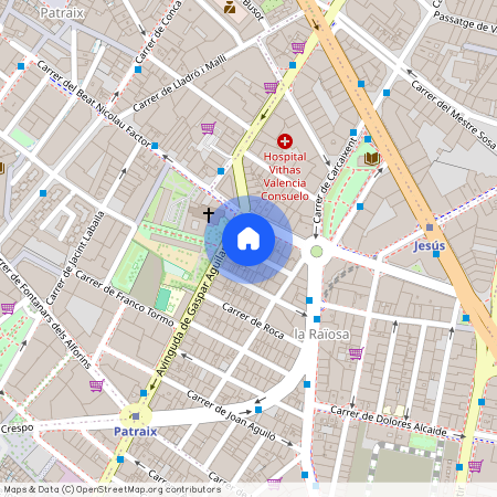 Calle Compromiso Caspe 8, Piso 3, Puerta 3