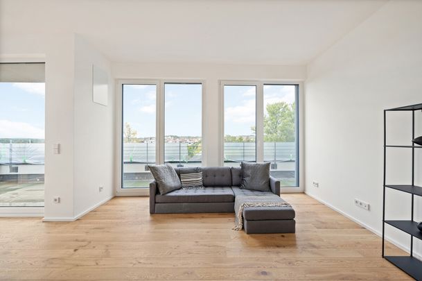 *ERSTBEZUG*Wohnen über den Dächern – Moderne Penthouse-Oase in Flussnähe! - Photo 1