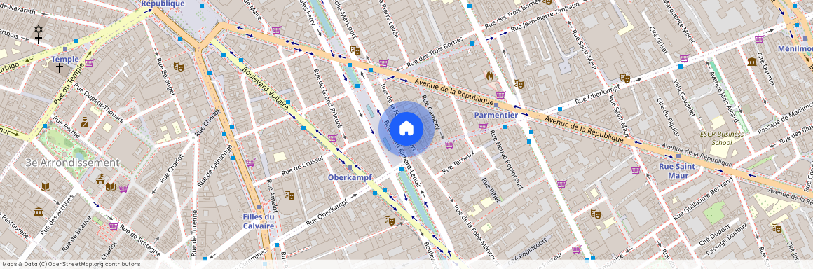 Rue de la Folie Méricourt, Francja, Paris