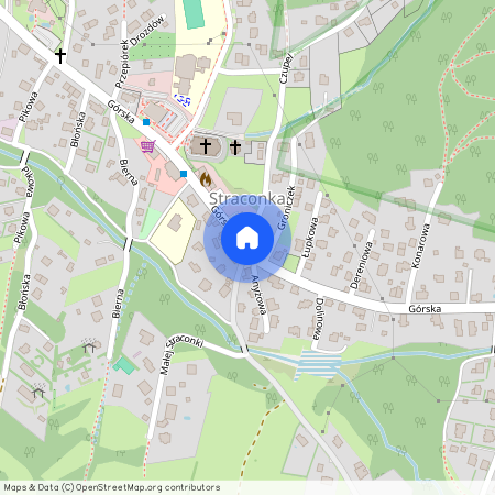 ul. Czupel, Straconka, Bielsko-Biała, śląskie