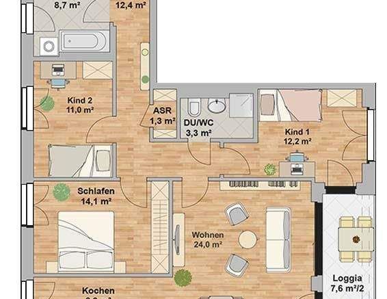 Moderne Traumwohnung mit Charme für die ganze Familie - Erstbezug an der Elbe! - Photo 1
