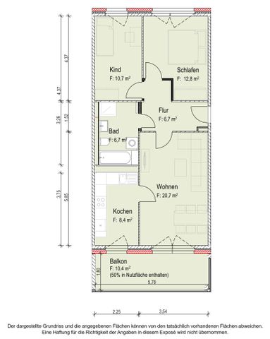 Plattenbau neu gedacht – Bad mit Wanne und Dusche - Photo 4