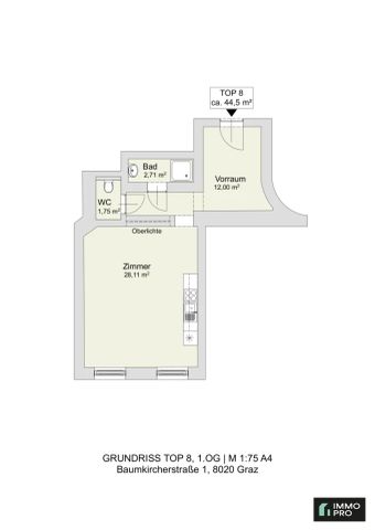 Ein-Zimmer-Wohnung - ab sofort - zu vermieten! Nahe Hauptbahnhof aber in ruhiger Seitengasse gelegen! - Photo 5