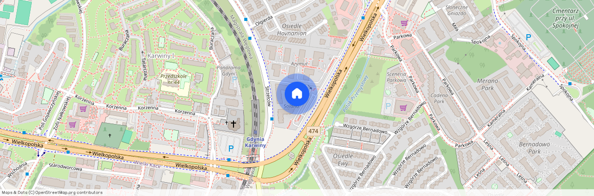 ul. Strzelców, Mały Kack, Gdynia, pomorskie