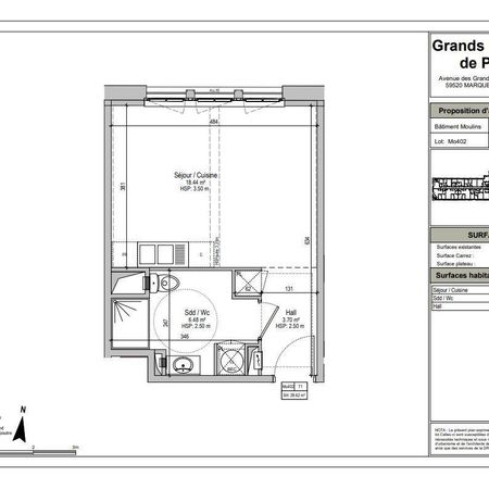 Location Appartement 1 pièce 28m² MARQUETTE LEZ LILLE 59520 - Photo 4