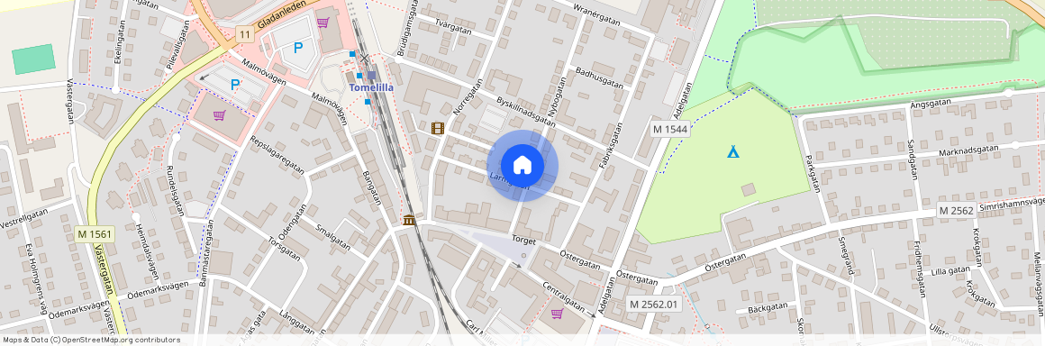 Nybogatan 5B, Tomelilla