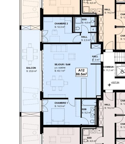 3 ½ PIECES NEUF AU 1ER ETAGE - VAULRUZ - Foto 5