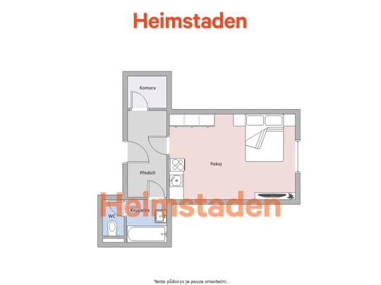 Pronájem bytu 1+kk 17 m - Photo 1