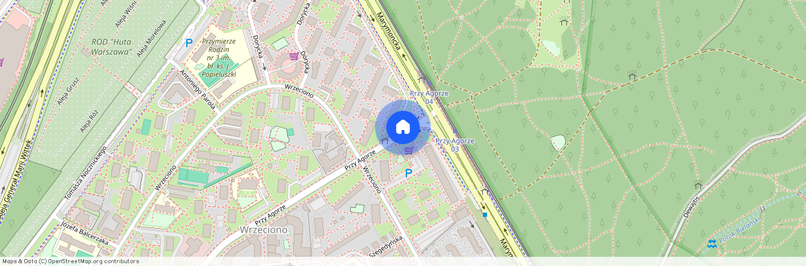 ul. Marymoncka, Wrzeciono, Bielany, Warszawa, mazowieckie