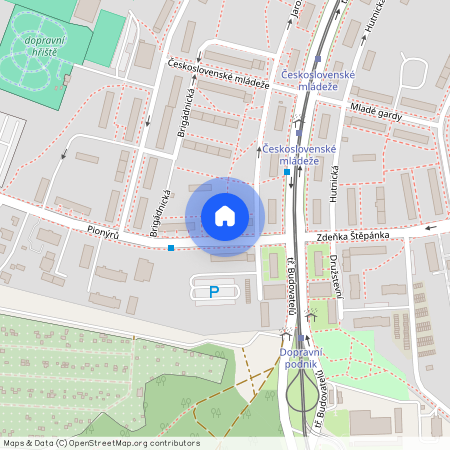 Pionýrů, Most