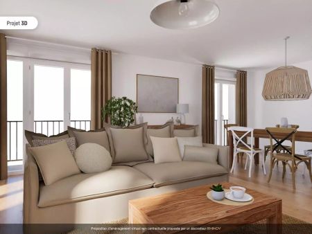 location Appartement T3 DE 75.4m² À COURBEVOIE - Photo 2