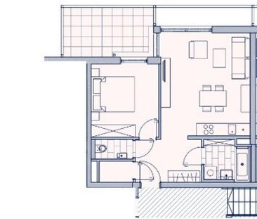 Helle 2 Zimmer Wohnung mit Blick ins Grüne - Photo 1