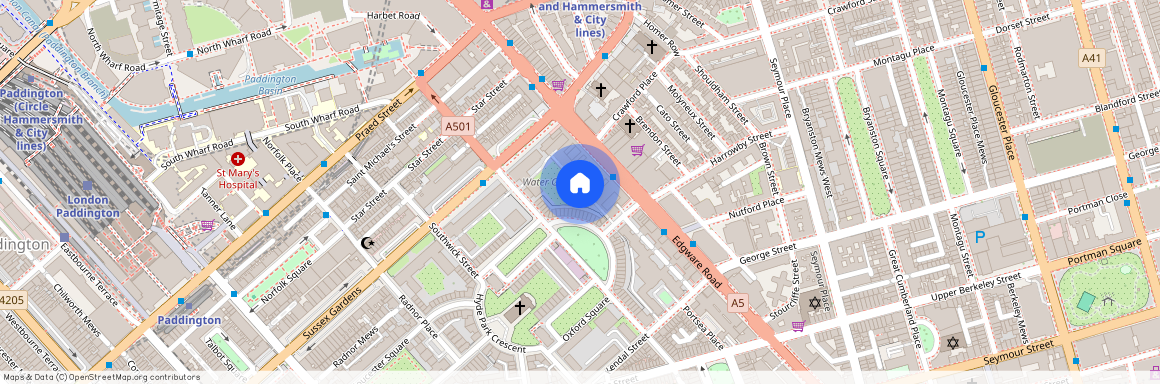 The Water Garden, Hyde Park Estate, W2